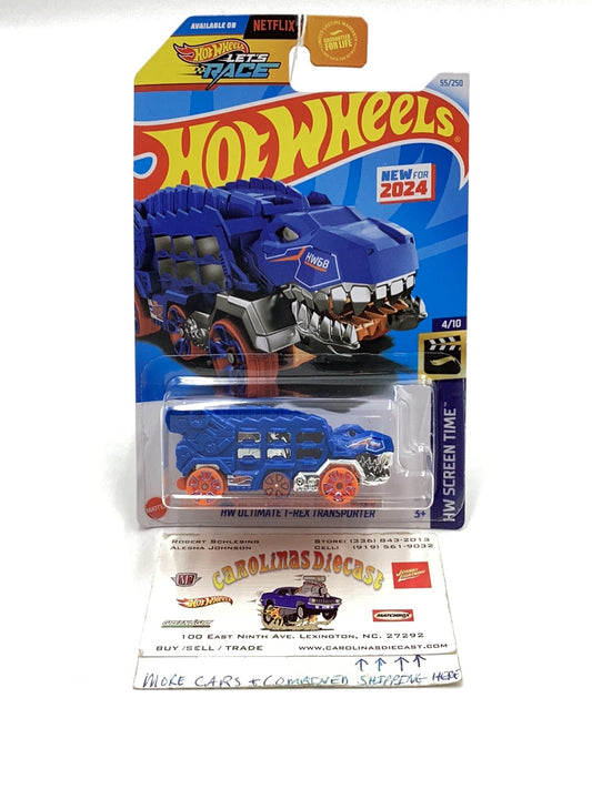 2024 C case Hot Wheels #55 Ultimate T-Rex Transporter