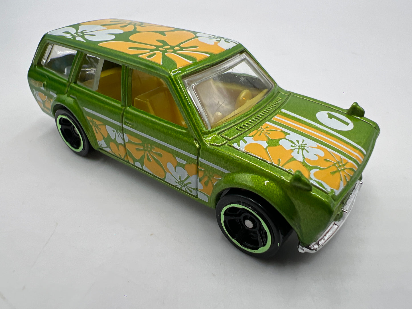 2018 Hot Wheels Mystery Models Series 3 #1 Chase Datsun Bluebird 510 Wagon Green