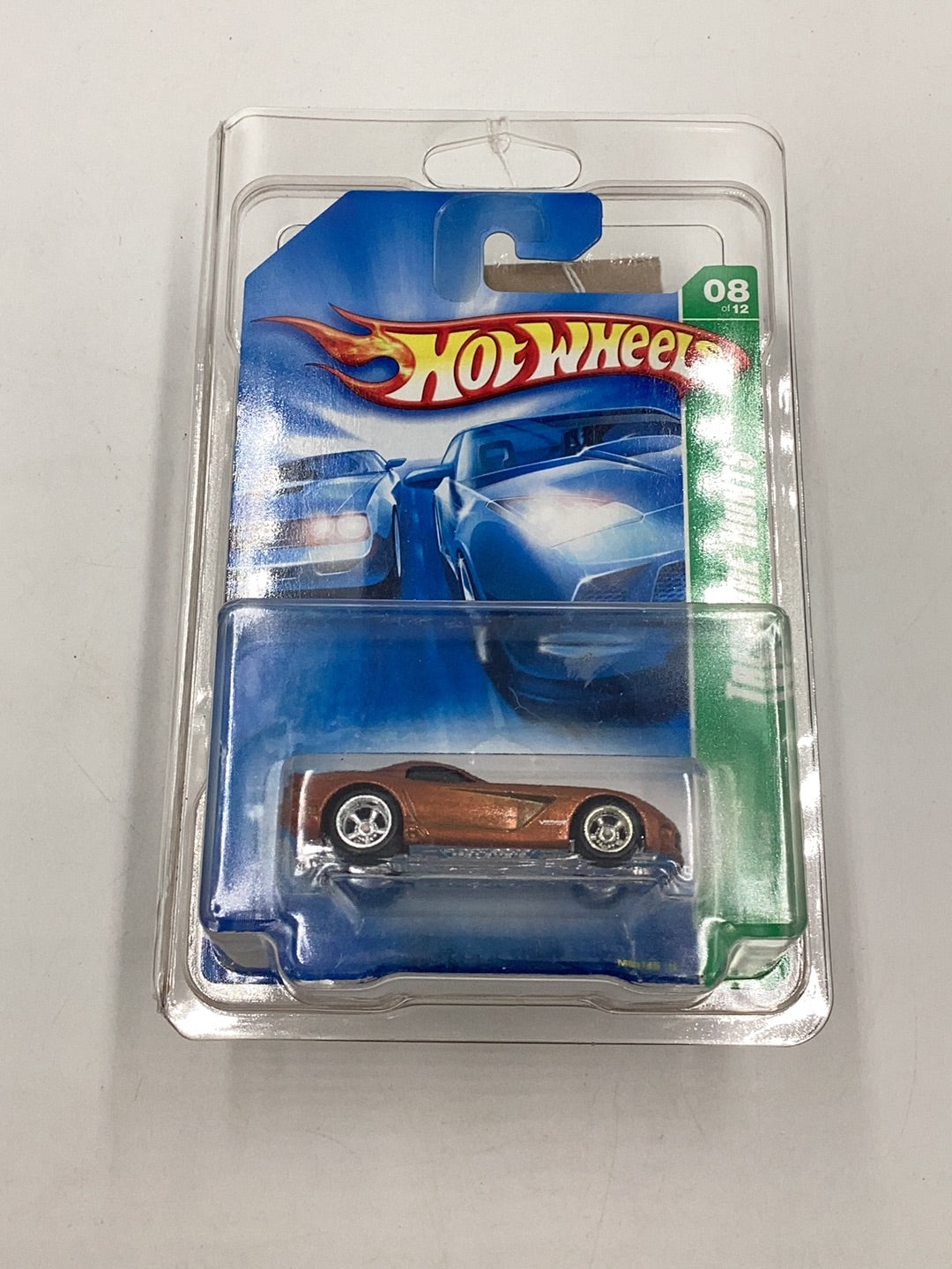 2008 Hot Wheels Super Treasure Hunt #168 Dodge Viper W/Protector