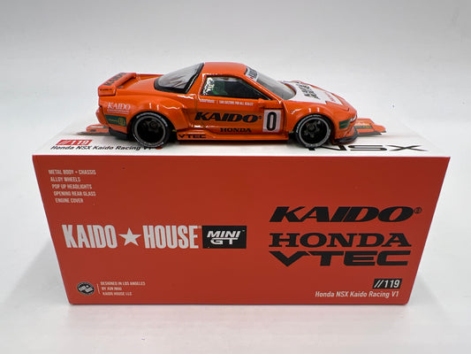 Mini GT Kaido House #119 Honda NSX Kaido Racing V1 Orange