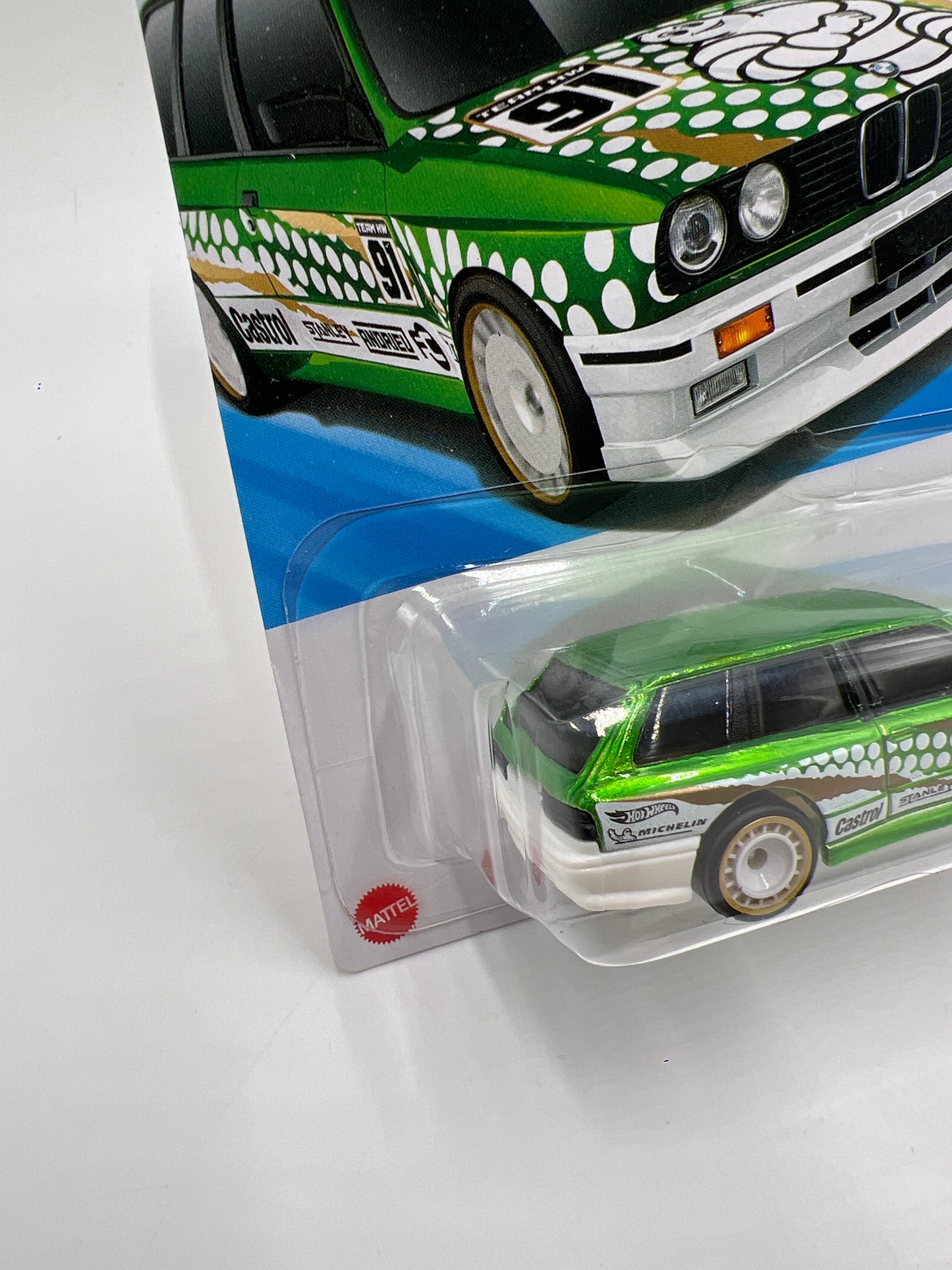 2025 Hot Wheels P Case Super Treasure Hunt #245 BMW M3 Wagon Green W/Protector