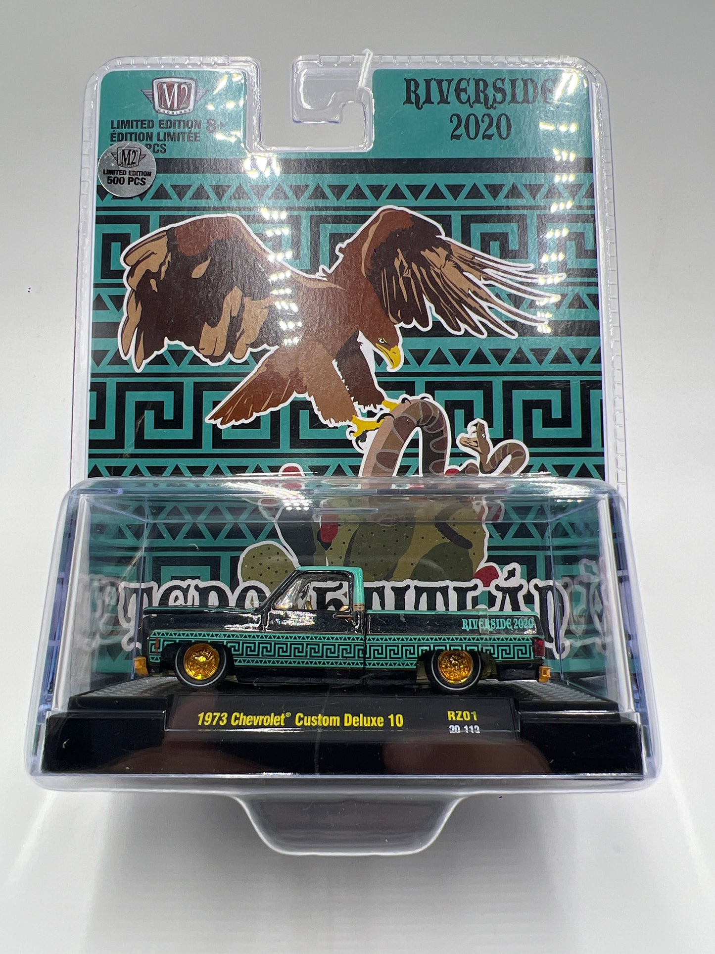 M2 Machines Riverside 2020 1/500 CHASE 1973 Chevrolet Custom Deluxe 10 RZ01