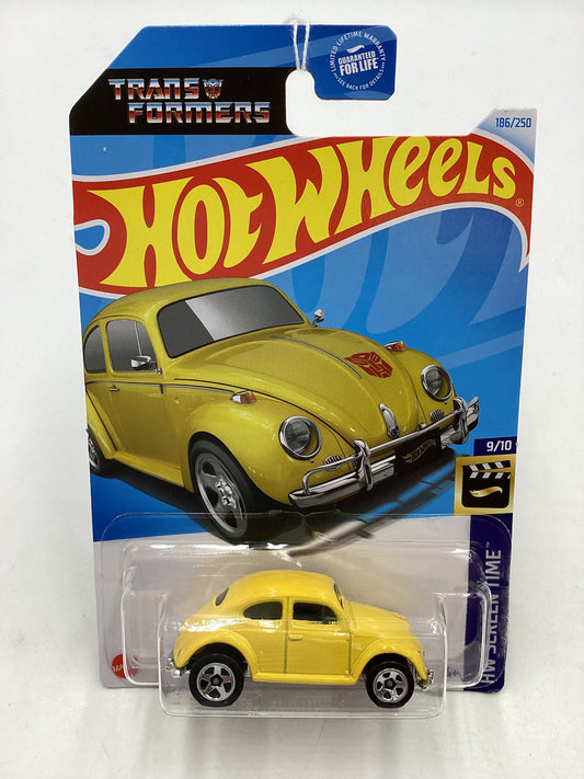 2024 Hot Wheels #186 Bumblebee VW Beetle Yellow 97C