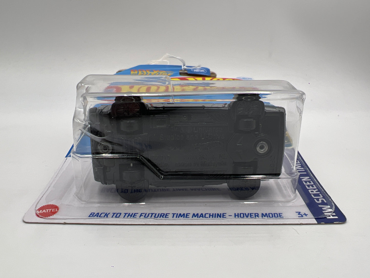 2024 Hot Wheels Screen Time #60 Back to the Future Time Machine Hover Mode Blister Not Perfect 123B