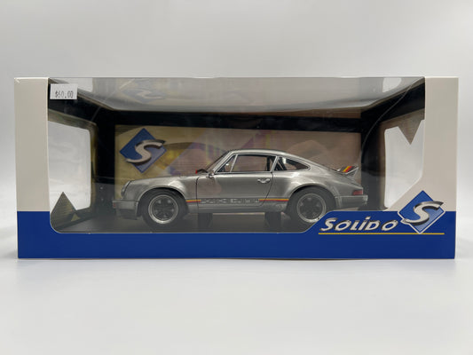 Solido 1:18 Scale Porsche 911 RSR Kremer Silver