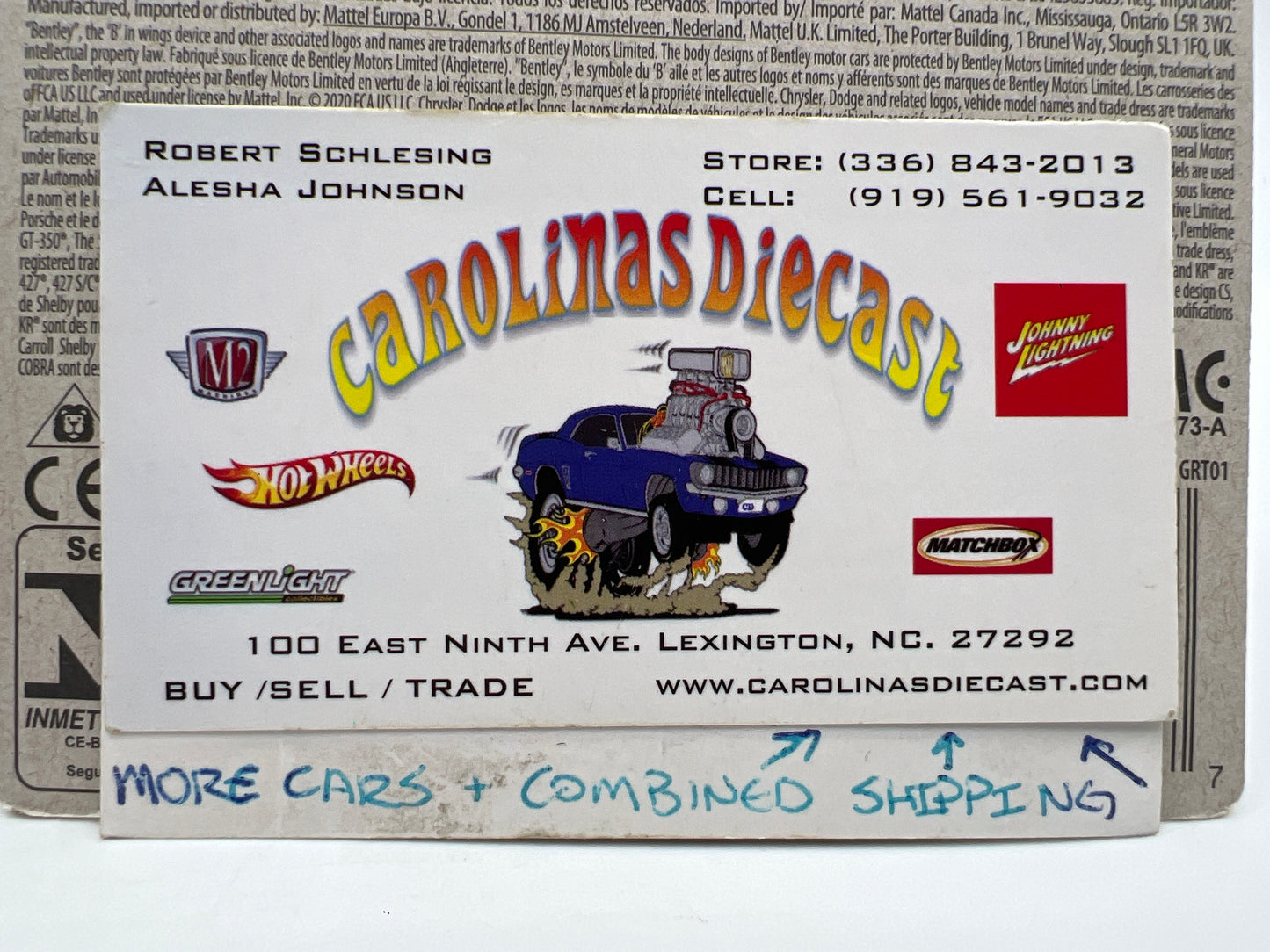 Hot Wheels Factory 500 HP #6 Bentley Continental Supersports Blue 152G