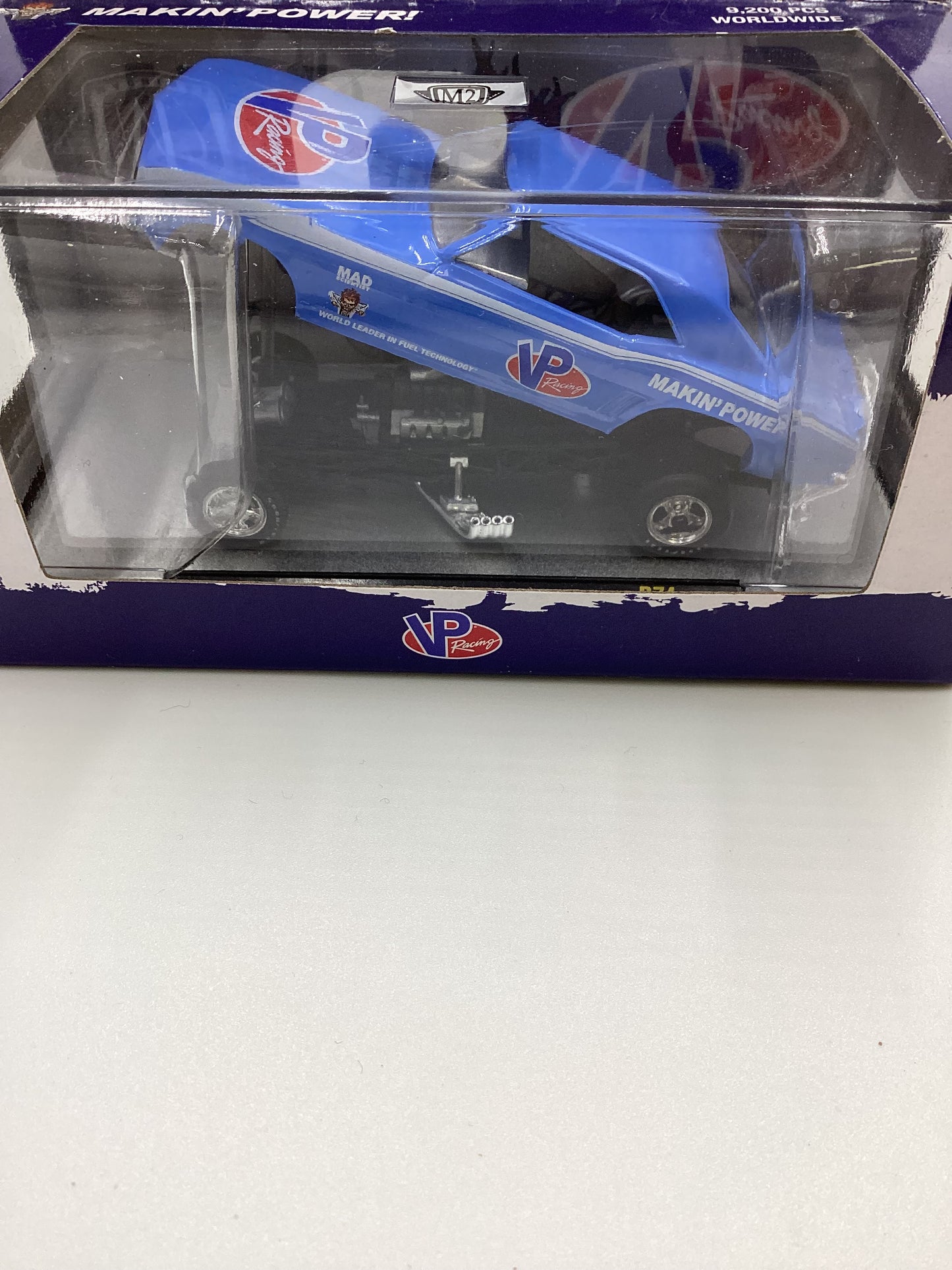 M2 MACHINES 1969 Chevrolet Camaro Z/28 Funny Car Blue VP Racing R74