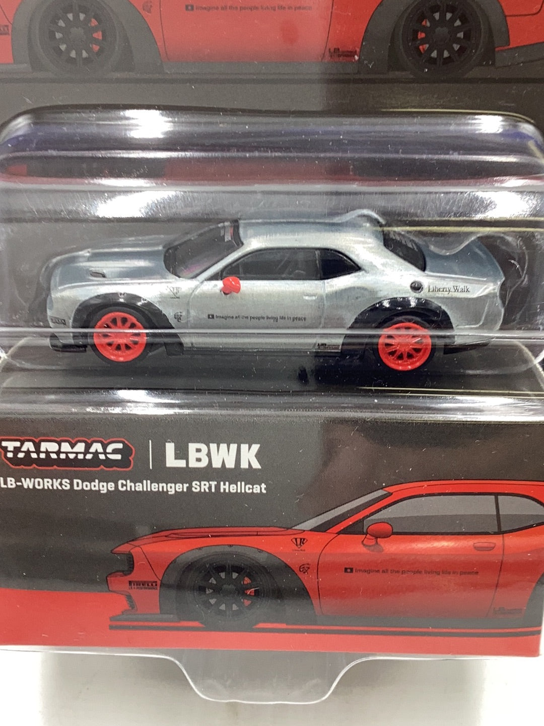 Tarmac Mijo Exclusives RAW CHASE VHTF FB WORKS Dodge Challenger SRT He –  carolinasdiecast