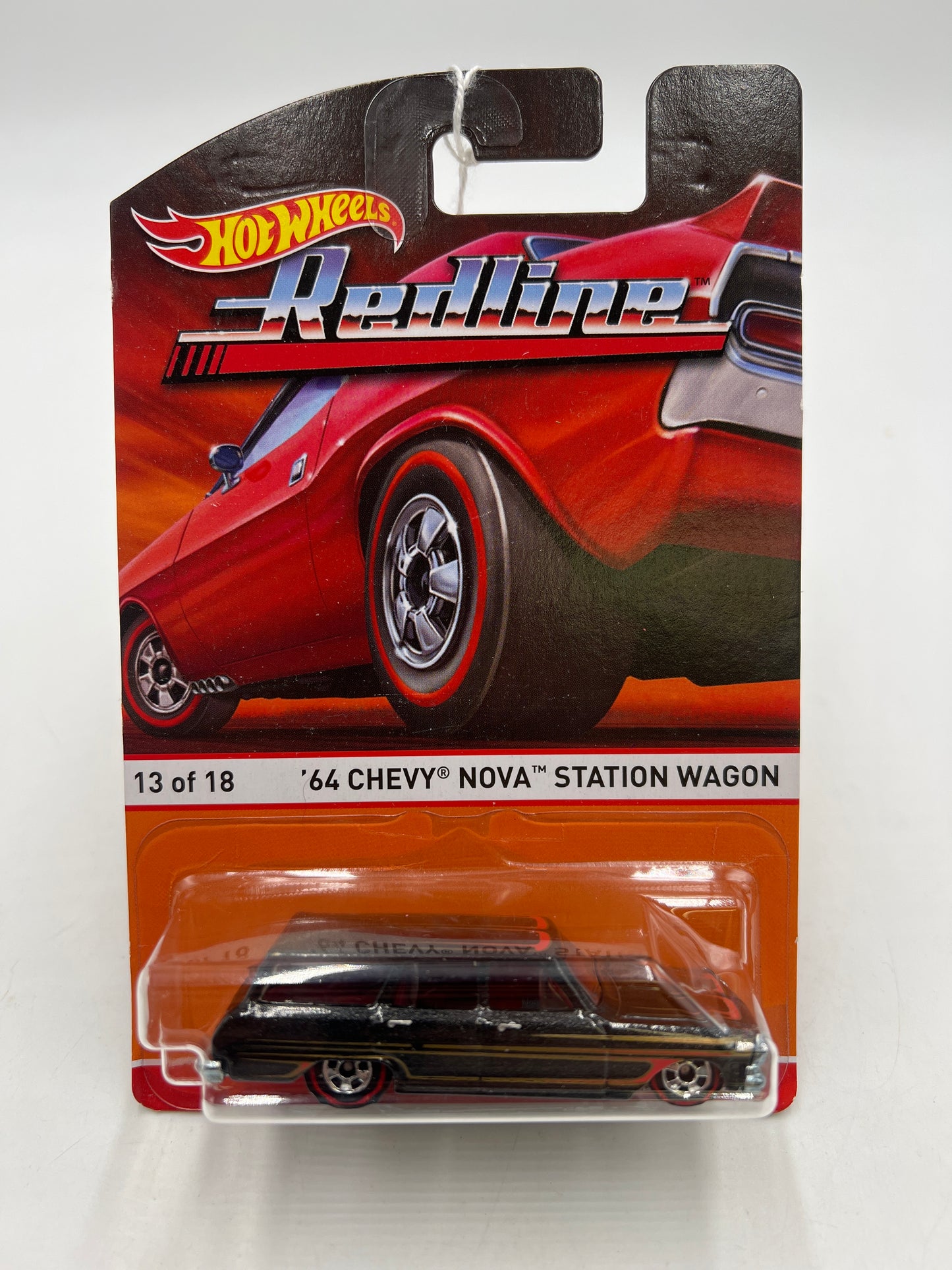 Hot Wheels 2016 Redline Series 64 Chevy Nova Station Wagon #13 158C