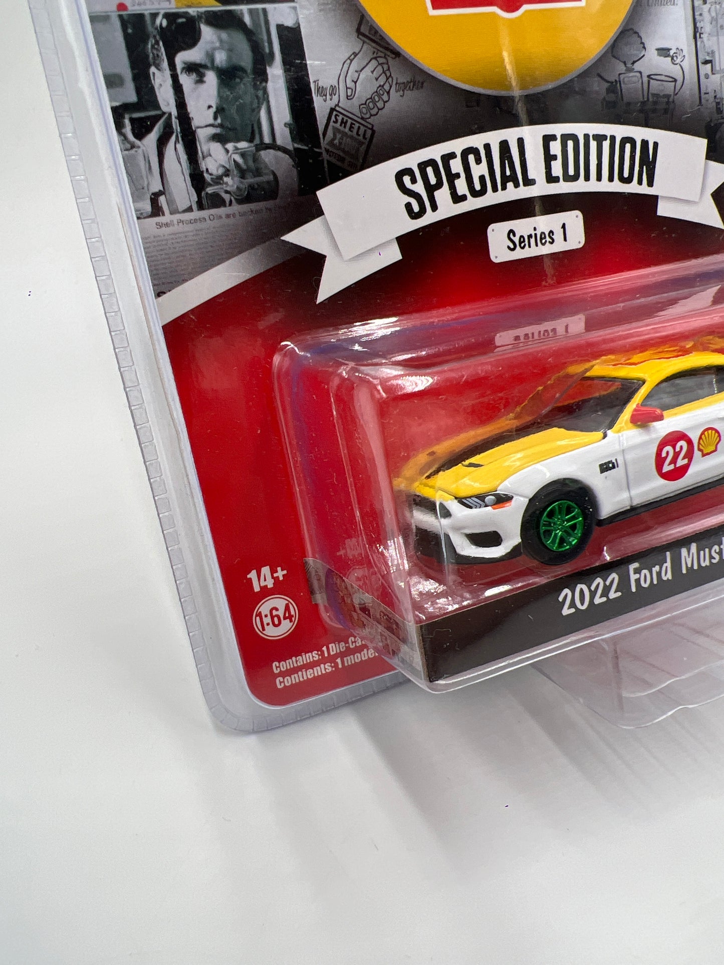 Greenlight Special Edition Series 1 CHASE Shell 2022 Ford Mustang Mach 1