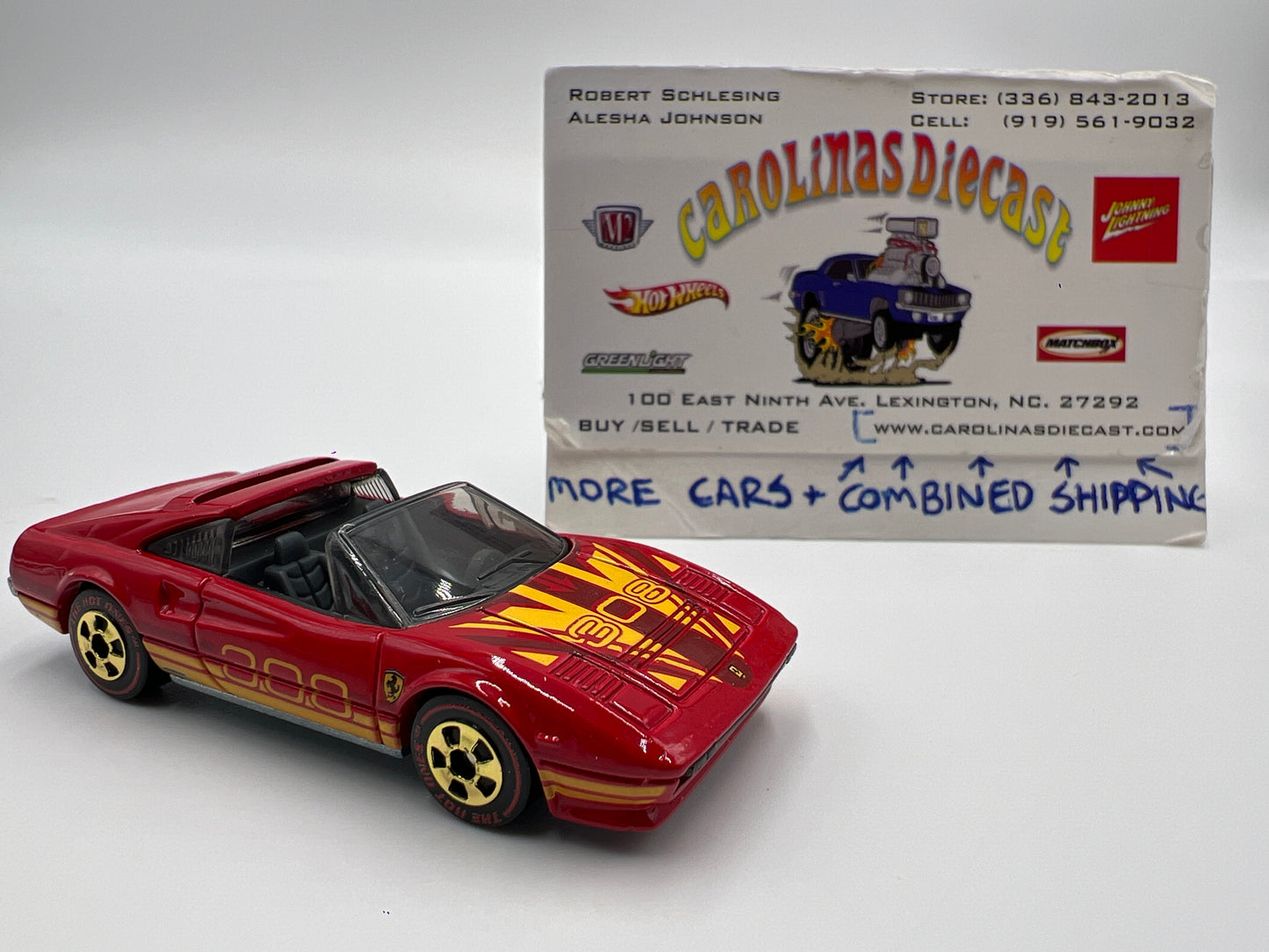 2011 Hot Wheels The Hot Ones CHASE Ferrari 308 Red Loose