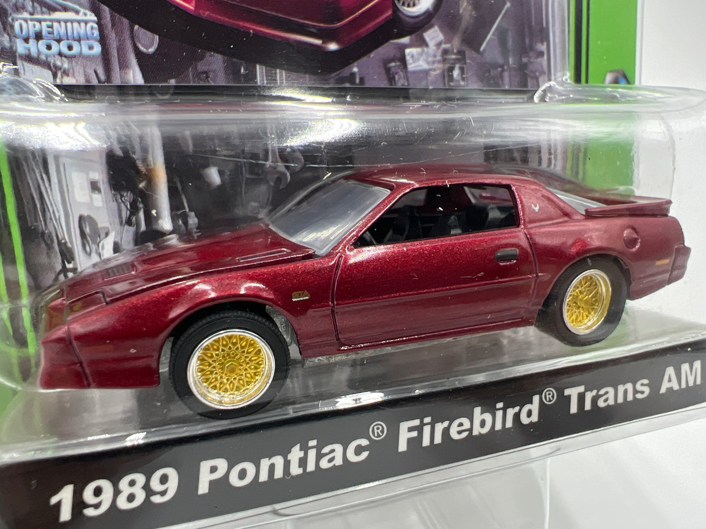 Greenlight Muscle Car Garage Series 6 1989 Pontiac Firebird Trans Am Red