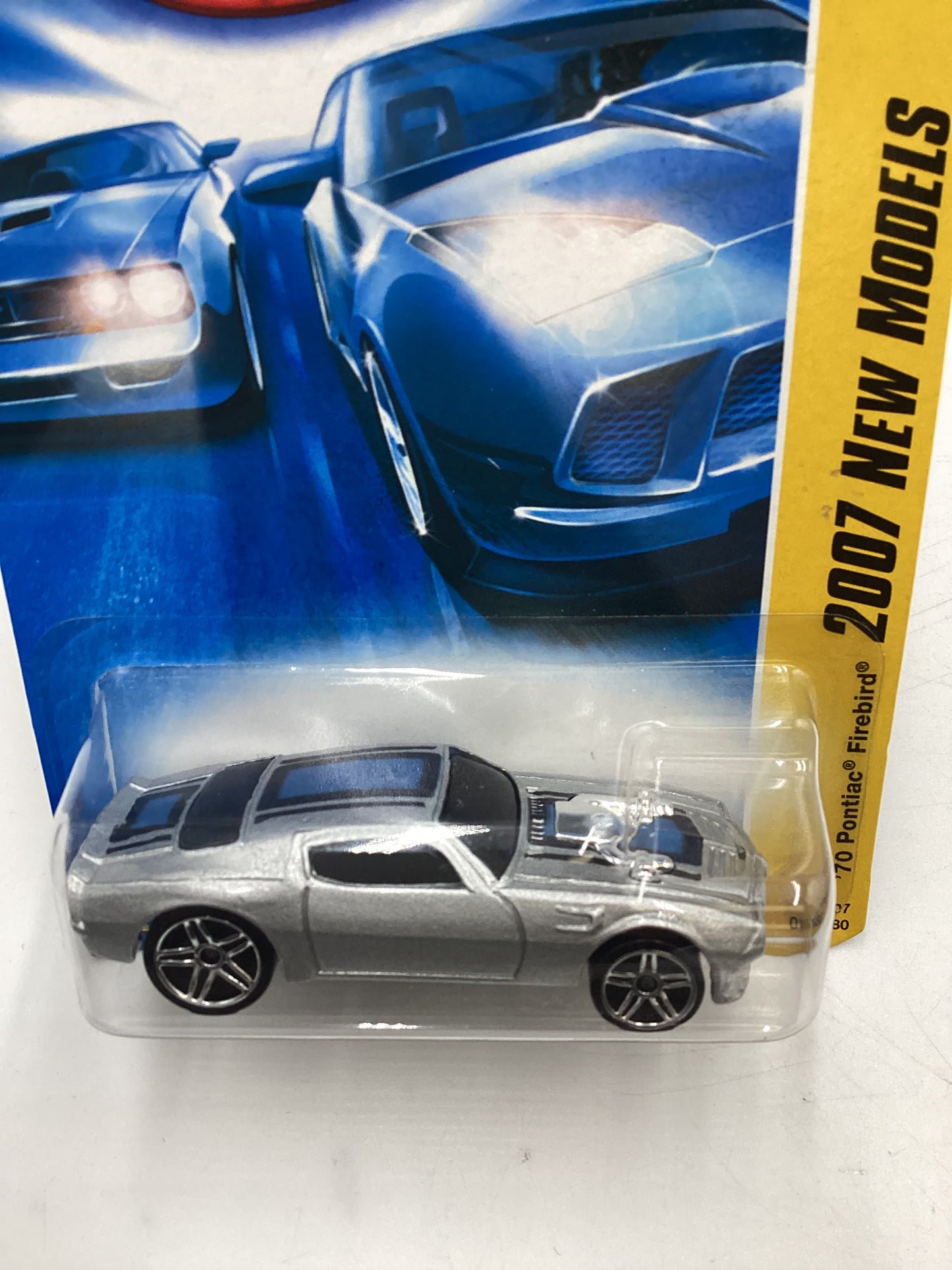 2007 Hot Wheels New Models #16 70 Pontiac Firebird Silver Kmart Exclusive