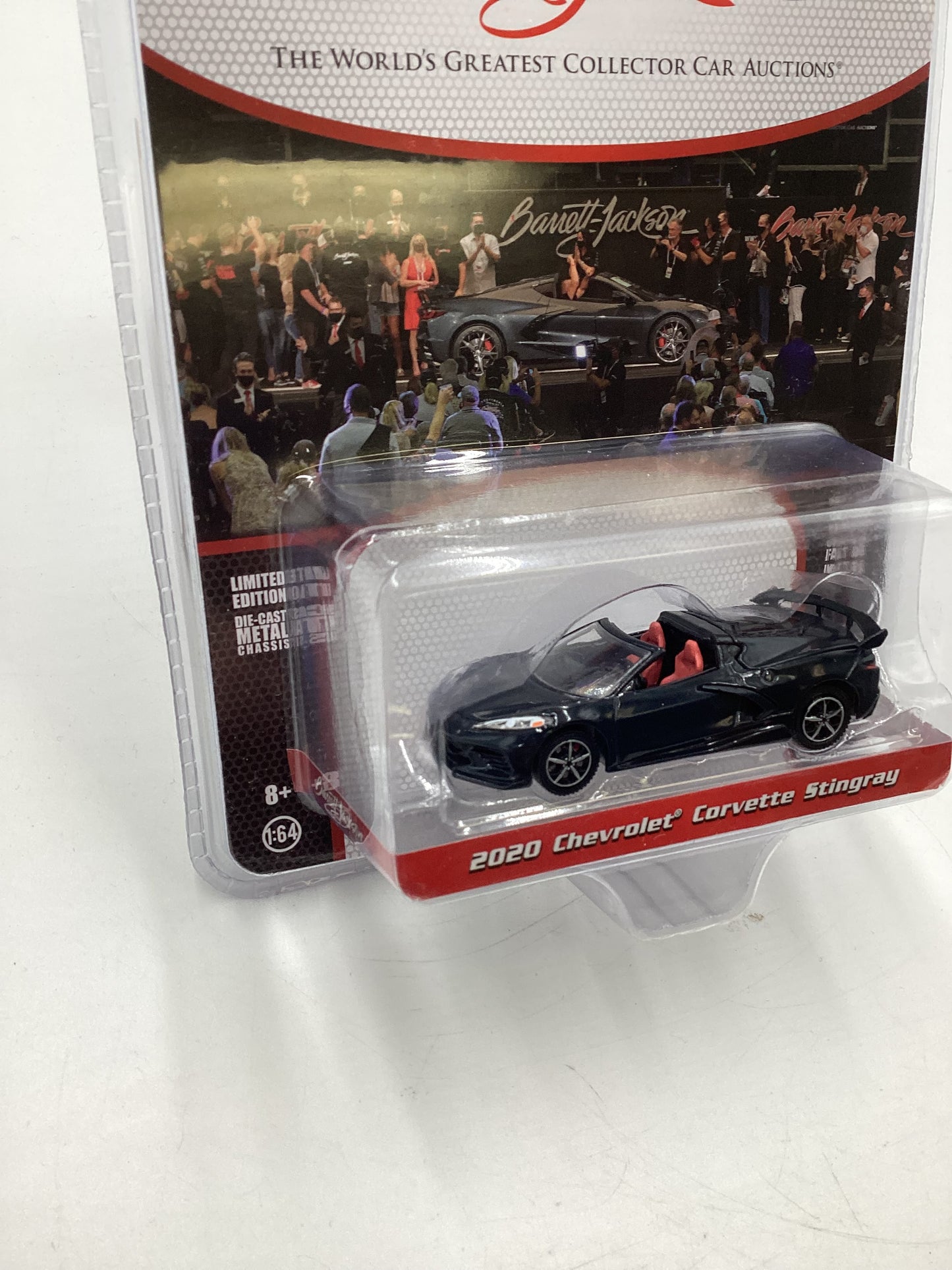 Greenlight GL Barrett Jackson Series 7 2020 Chevrolet Corvette Stingray Gray 179F