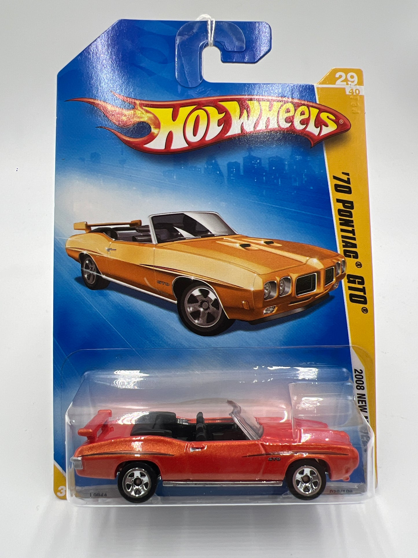 2008 Hot Wheels New Models #29 70 Pontiac GTO Orange 59F