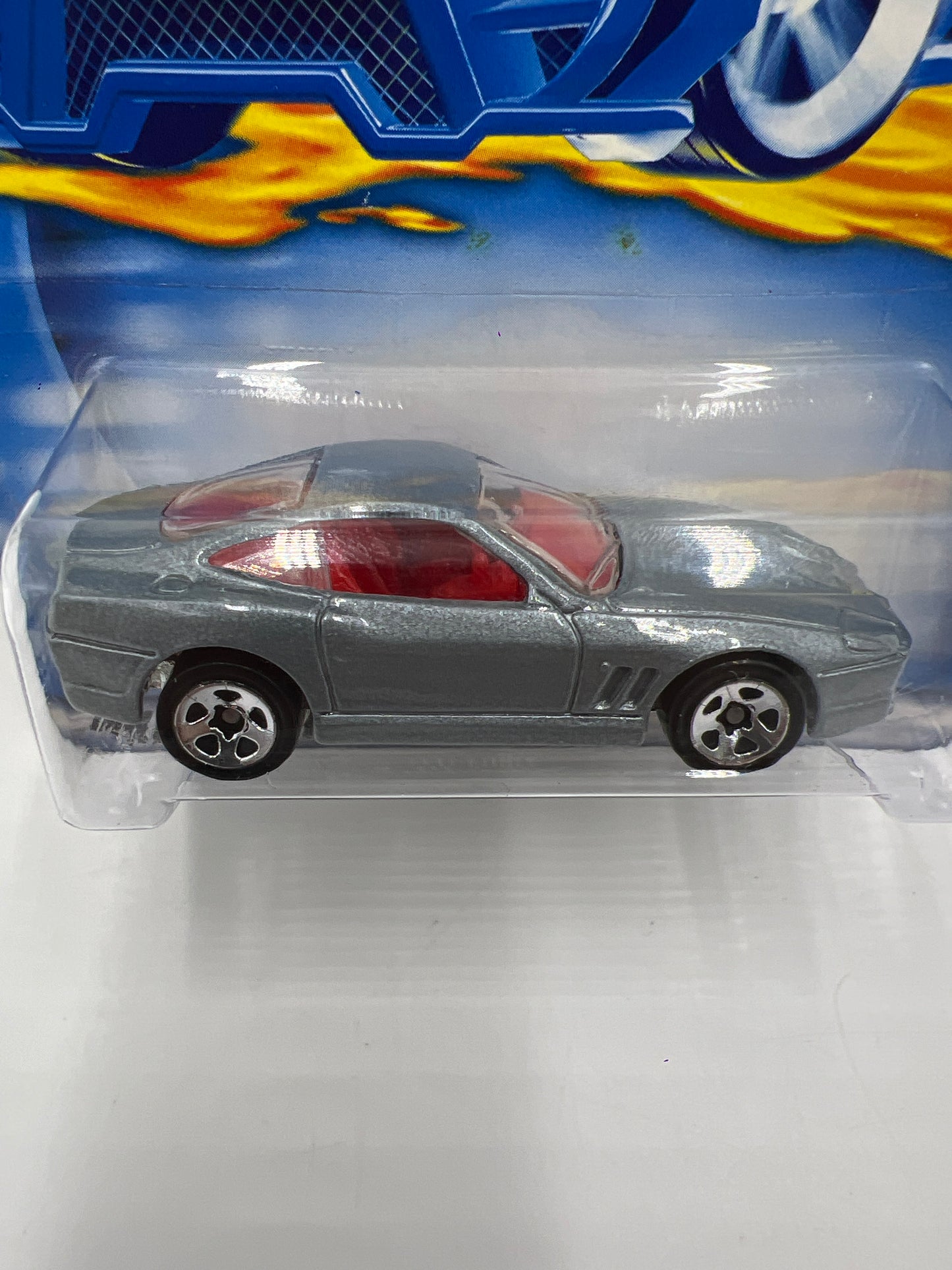 2000 Hot Wheels #235 Ferrari 550 Marlanello Silver