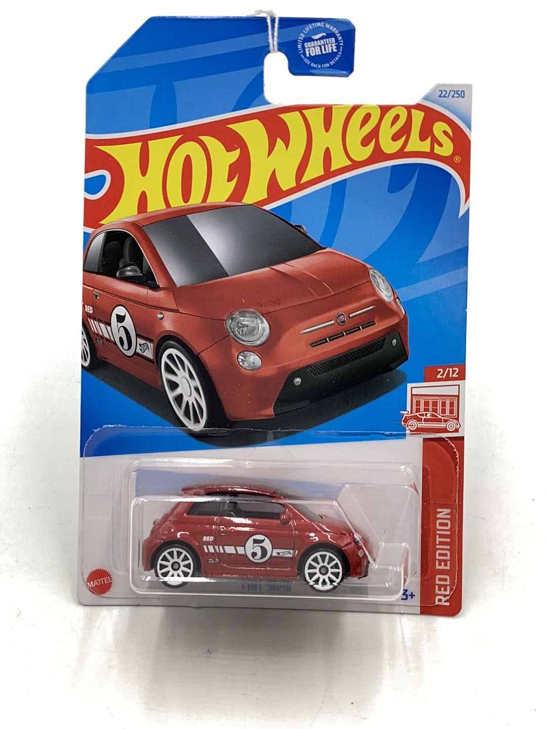 2024 Hot wheels Red edition #22 Fiat 500e 152E