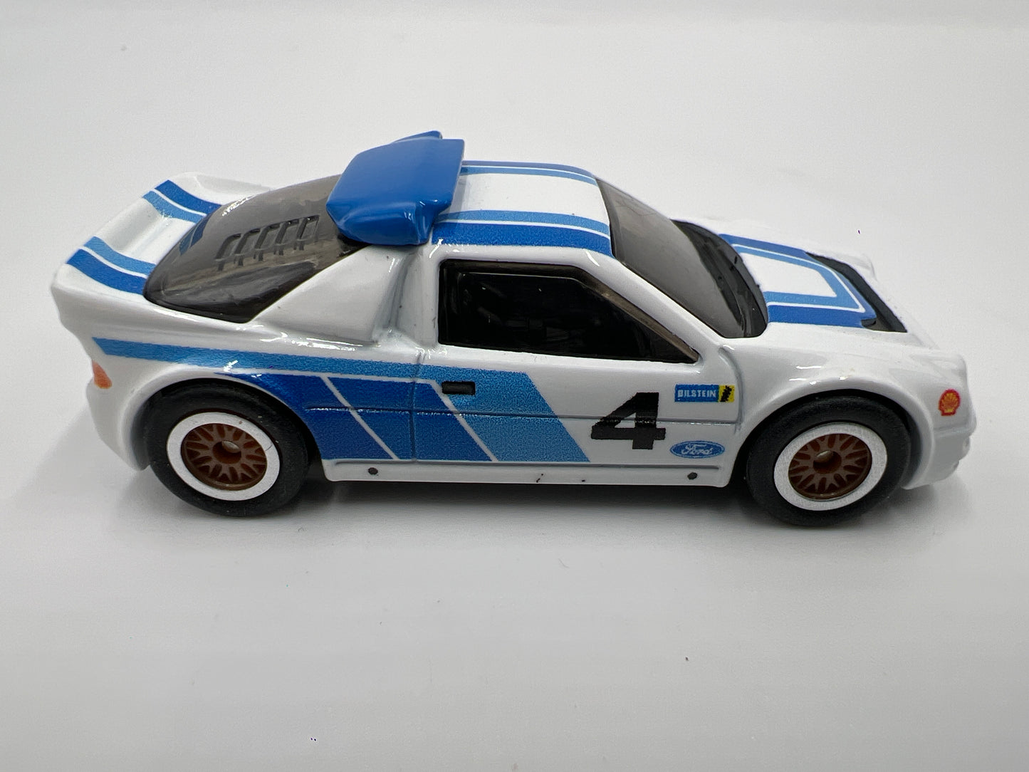 Hot Wheels 1/64 Premium Diorama Set Ford RS200 White Loose