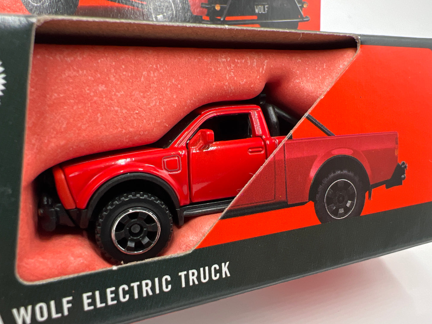 2025 Matchbox Moving Parts #7 Alpha Wolf Electric Truck Red 163F