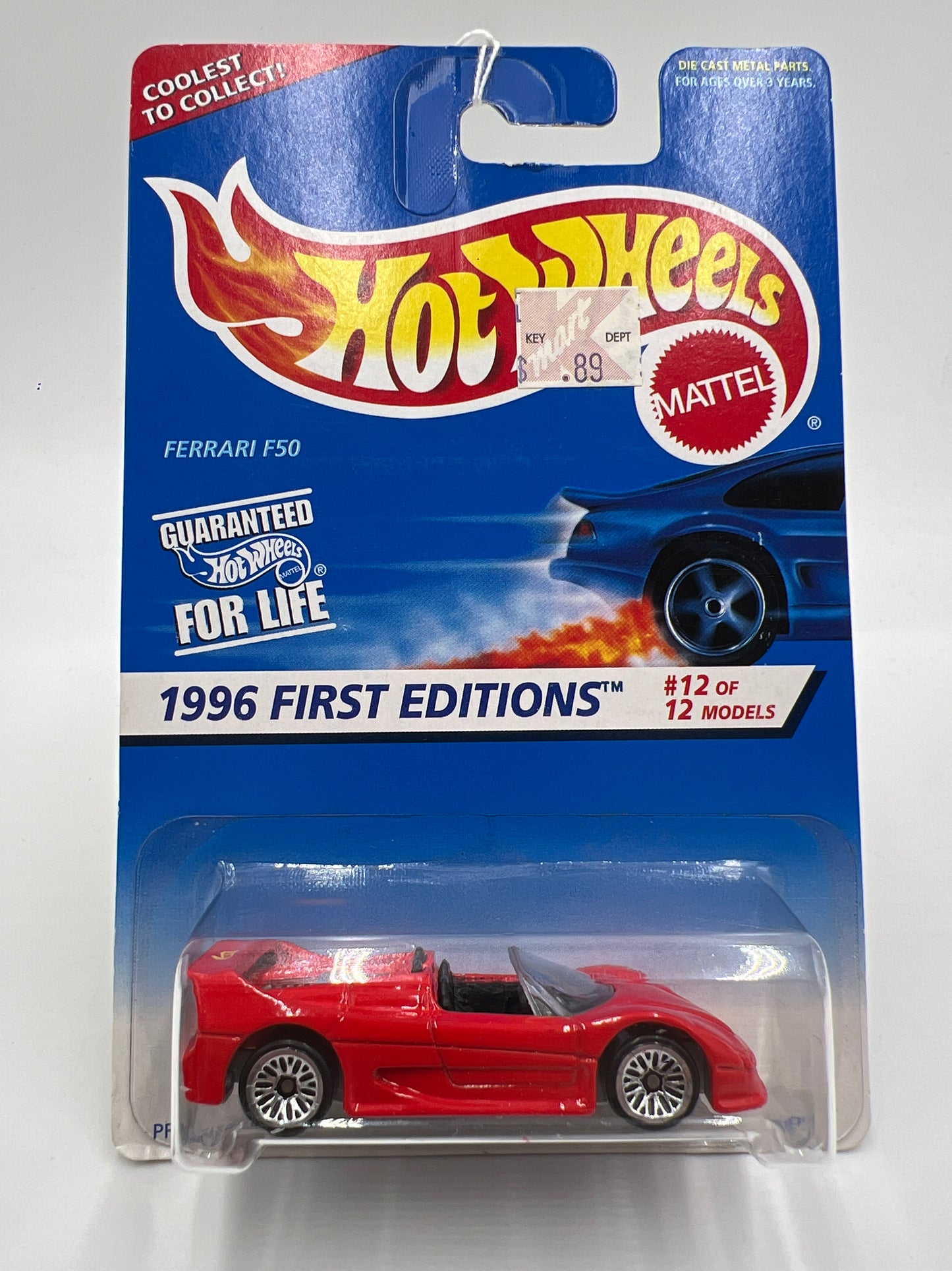 1996 Hot Wheels First Editions #377 Ferrari F50 Red