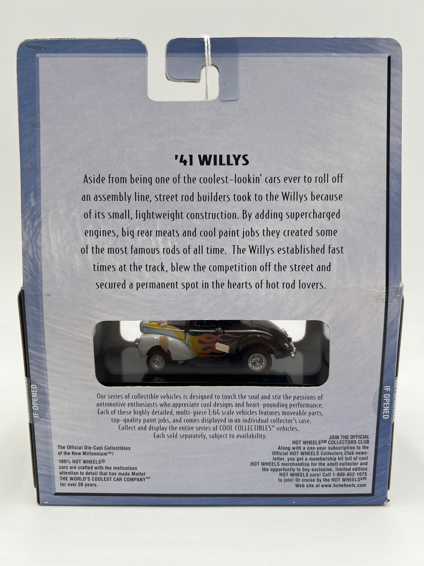 Hot Wheels Premium 100% Black Box 41 Willys