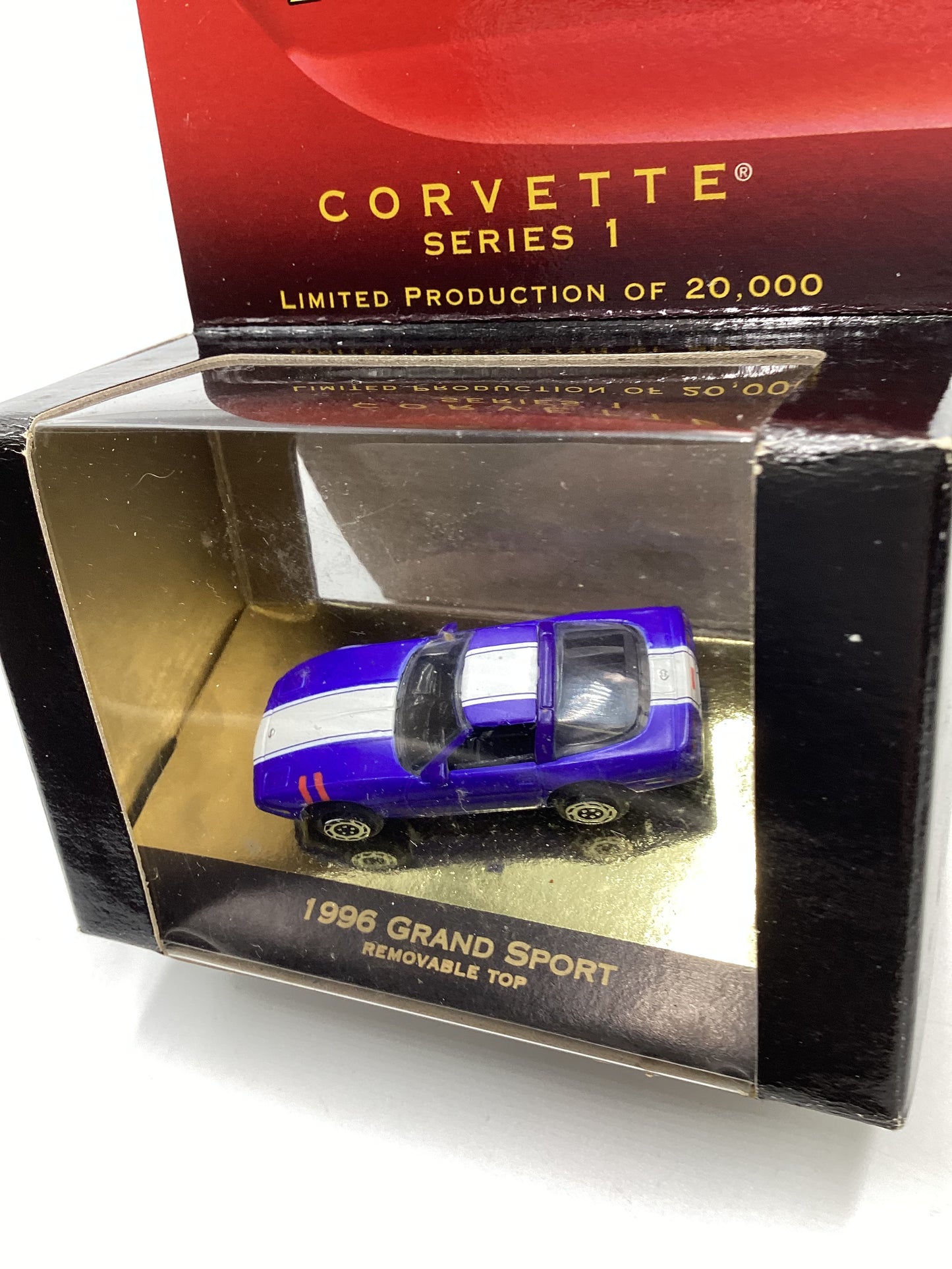 Micro Machines Collectors Edition Corvette Series 1 1996 Grand Sport Blue 1/20000 74E