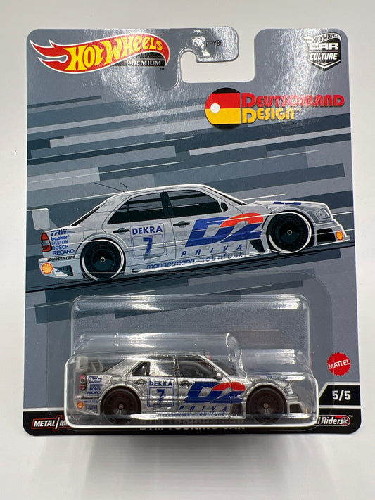 Hot Wheels Premium Deutschland Design #5 1994 AMG-Mercedes C-Class DTM Touring Car Silver 253D