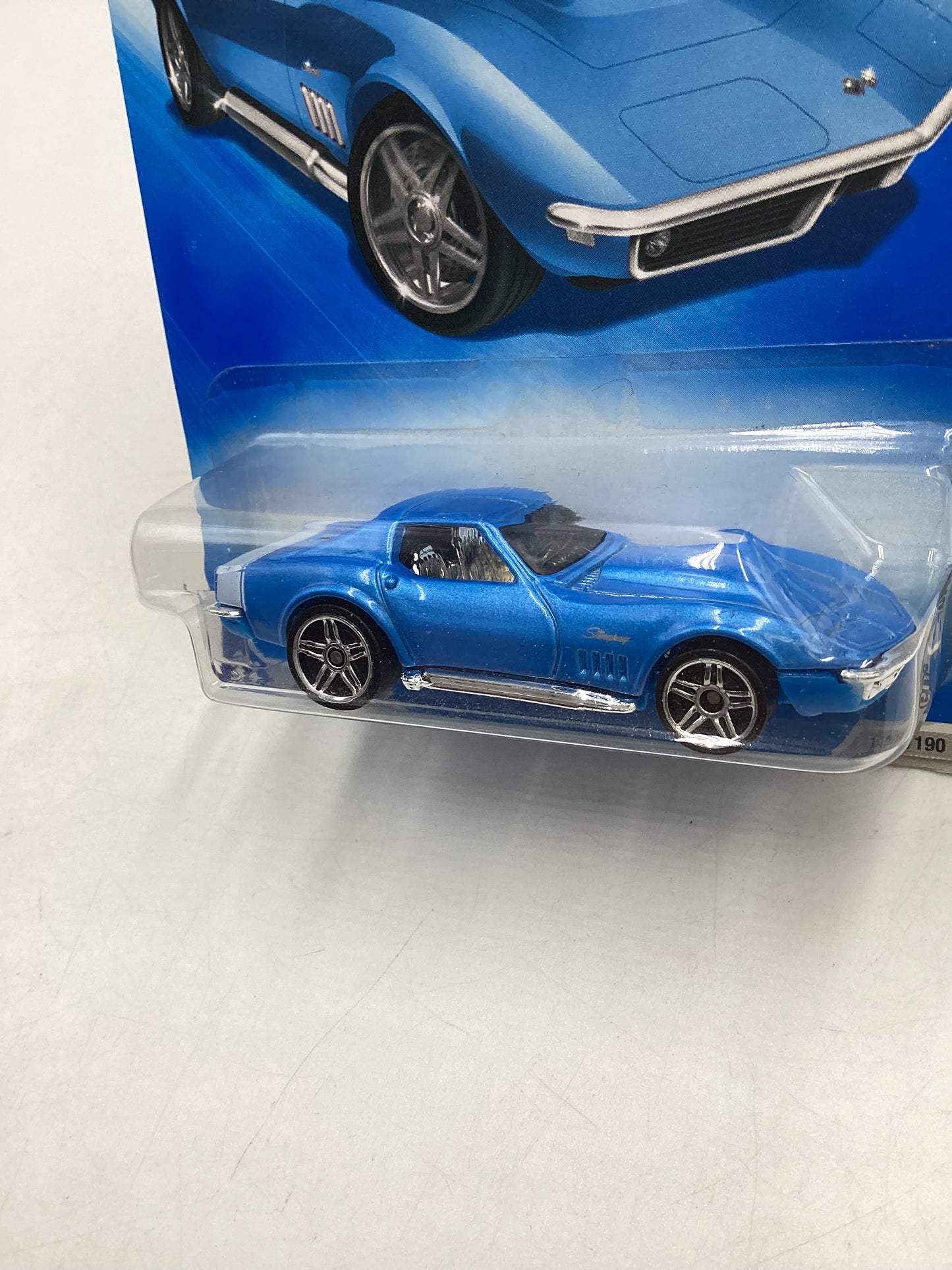 2009 Hot Wheels #148 69 Corvette ZL-1 Blue 5F