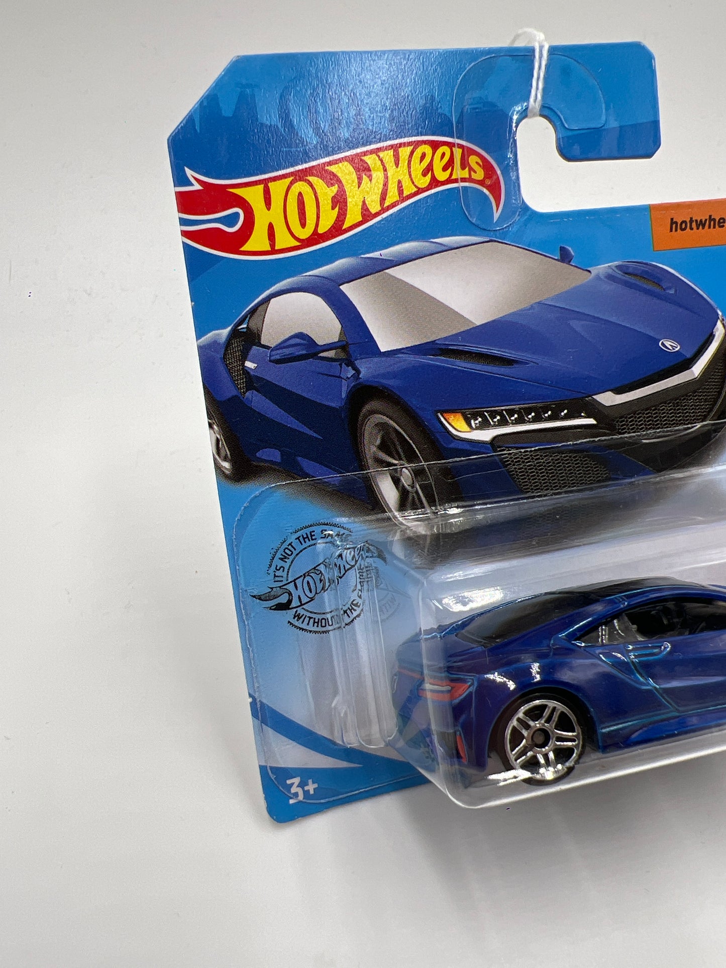 2019 Hot Wheels Exotics #199 17 Acura NSX Blue Short Card 103A