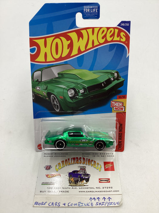 2022 Hot wheels Super treasure hunt #248 81 Camaro Green W/ Protector