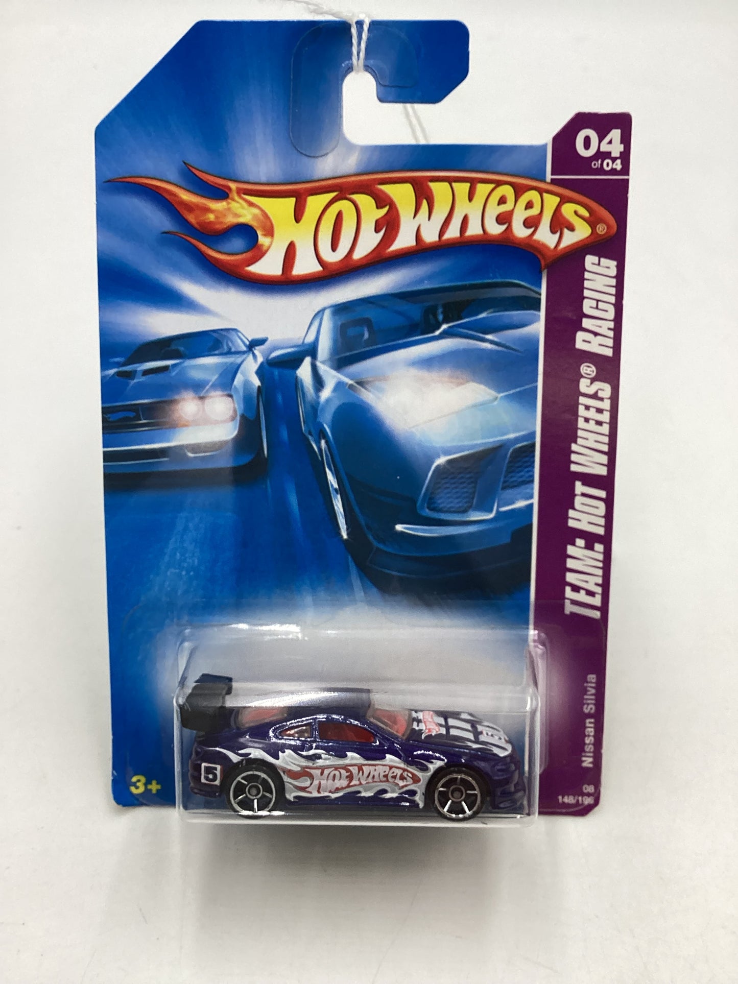 2008 Hot Wheels #148 Blue Nissan Silvia 83i