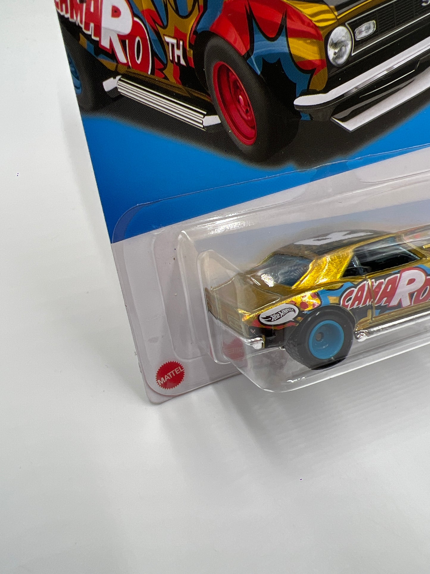 2023 Hot Wheels Super Treasure Hunt #63 68 Copo Camaro Gold W/Protector