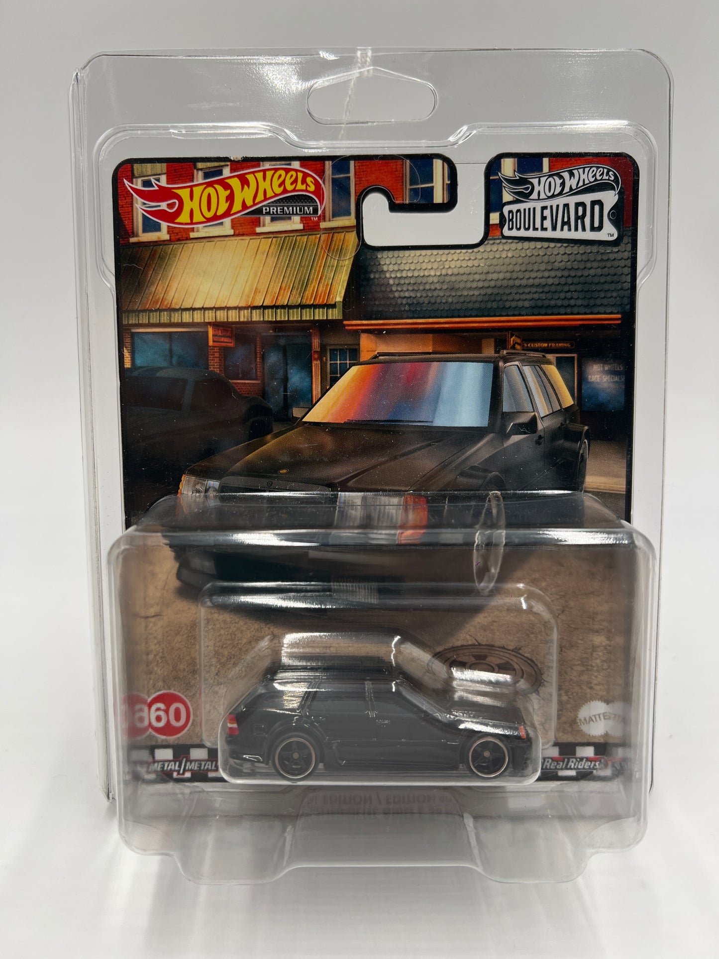 Hot Wheels Premium Boulevard #60 Mercedes-Benz AMG E 36 Estate Special Edition Black W/Protector