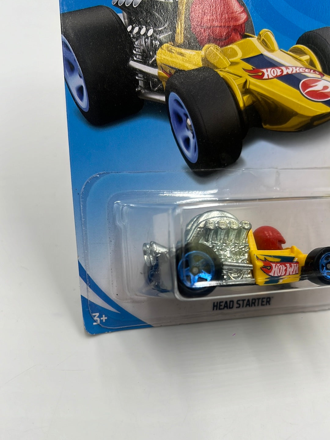 2019 Hot Wheels Treasure Hunt #163 Head Starter Yellow 277G