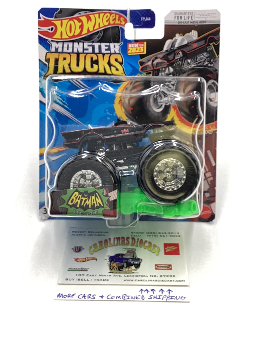 2023 Hot wheels Monster Trucks TV series Batmobile 134F