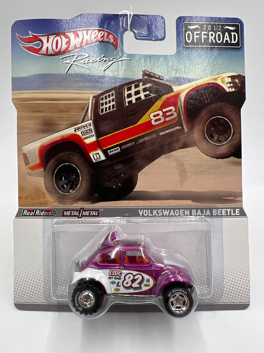 2012 Hot Wheels Premium Off Road Volkswagen Baja Beetle Purple 244B