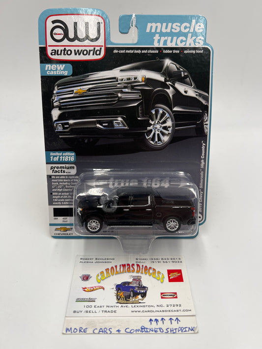 Auto World Muscle Trucks Release 2 Version B 2019 Chevy Silverado High Country Black