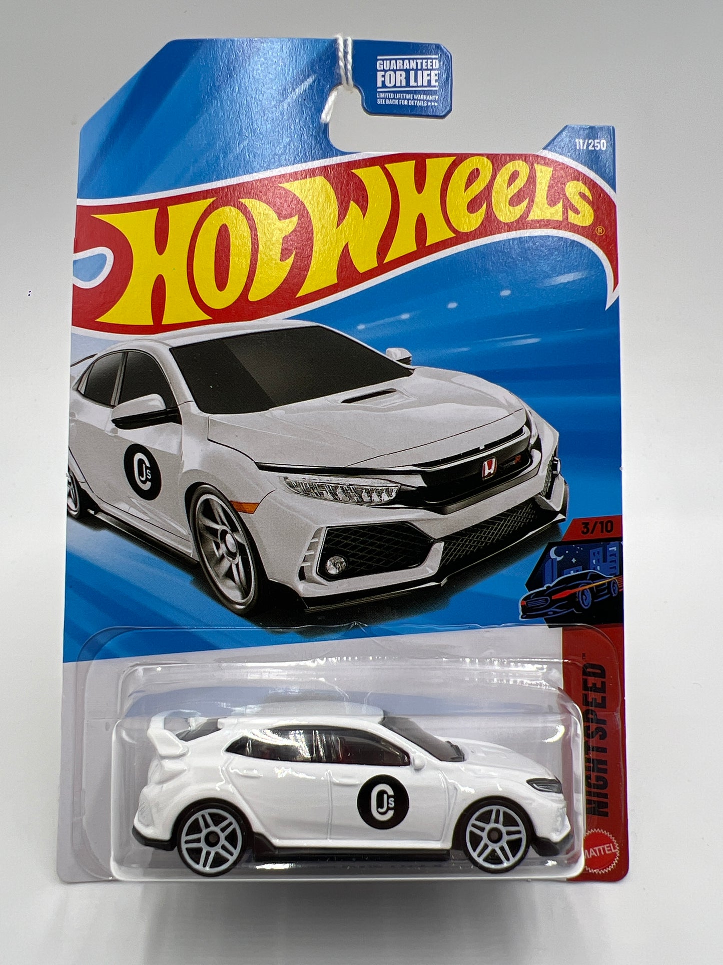 2026 Hot Wheels A Case Nightspeed #11 2018 Honda Civic Type R White 76C