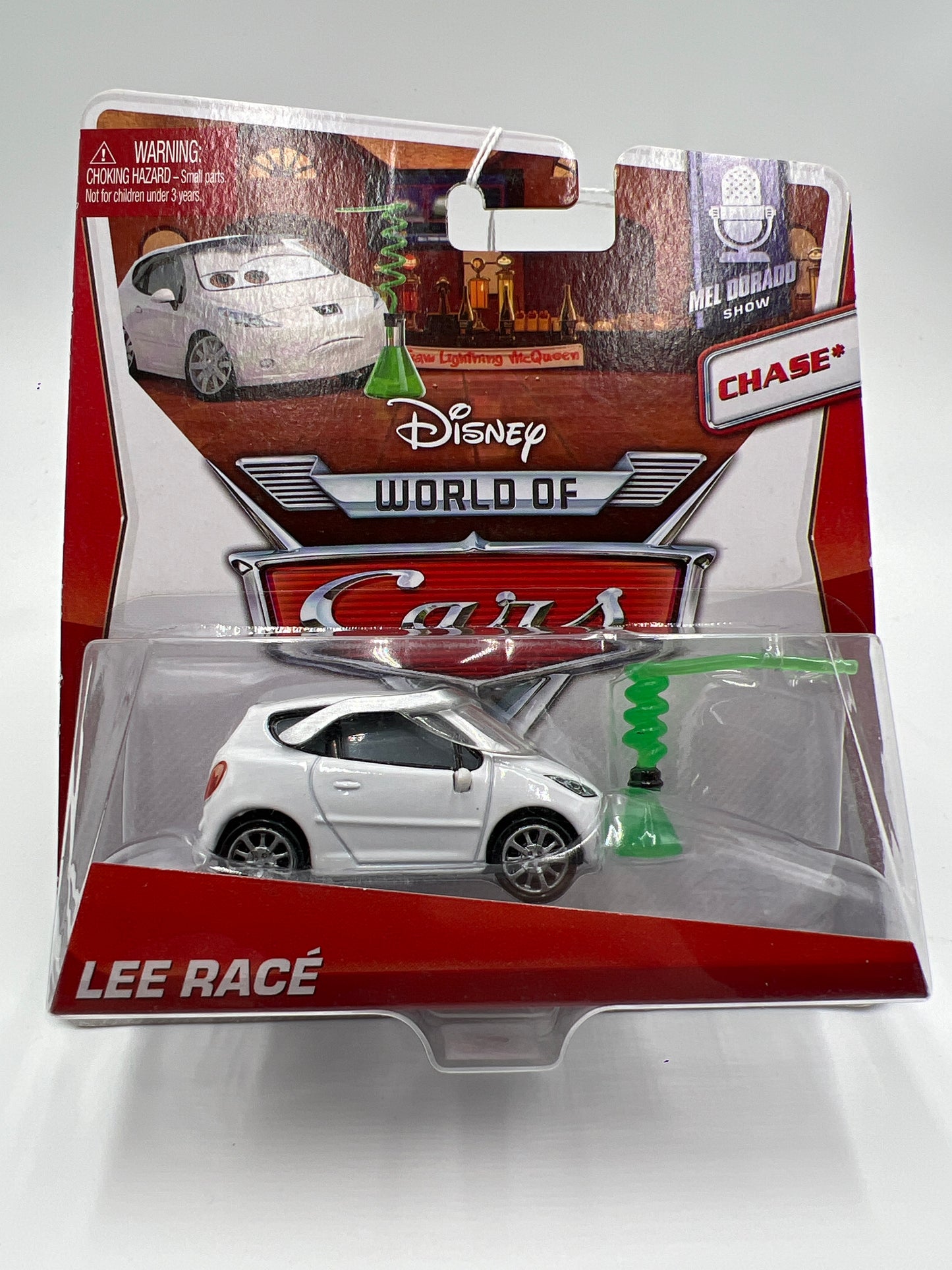 Disney Pixar The World of Cars #2 Mel Dorado Show Lee Race White Chase 140B