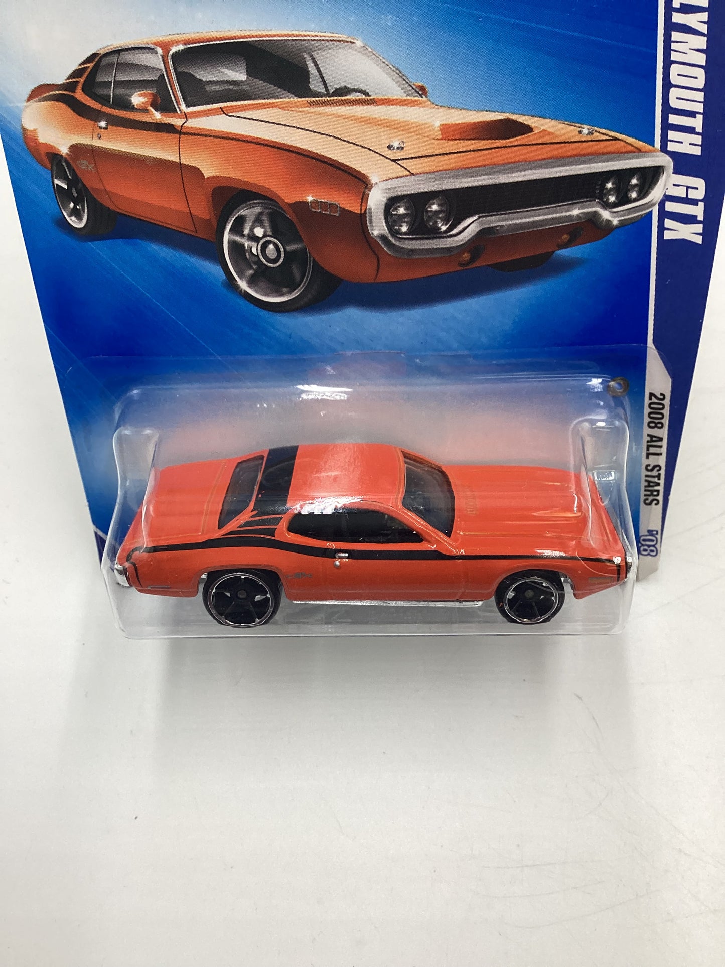 2008 Hot Wheels All Stars #60 Plymouth GTX Orange 55H