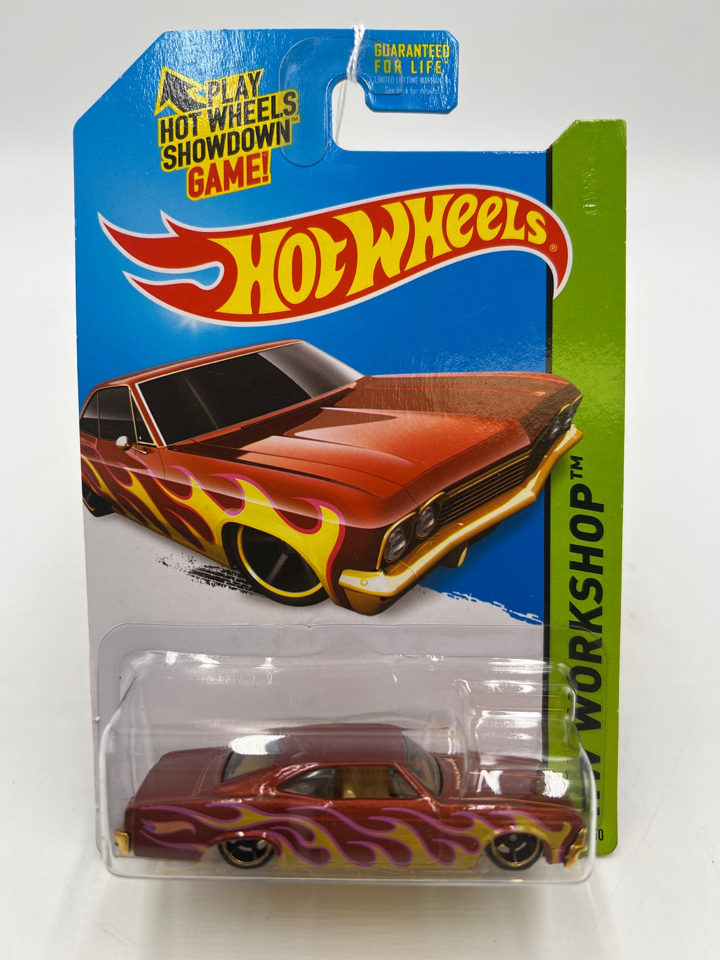 2014 Hot Wheels Workshop #218 65 Chevy Impala Red 12E