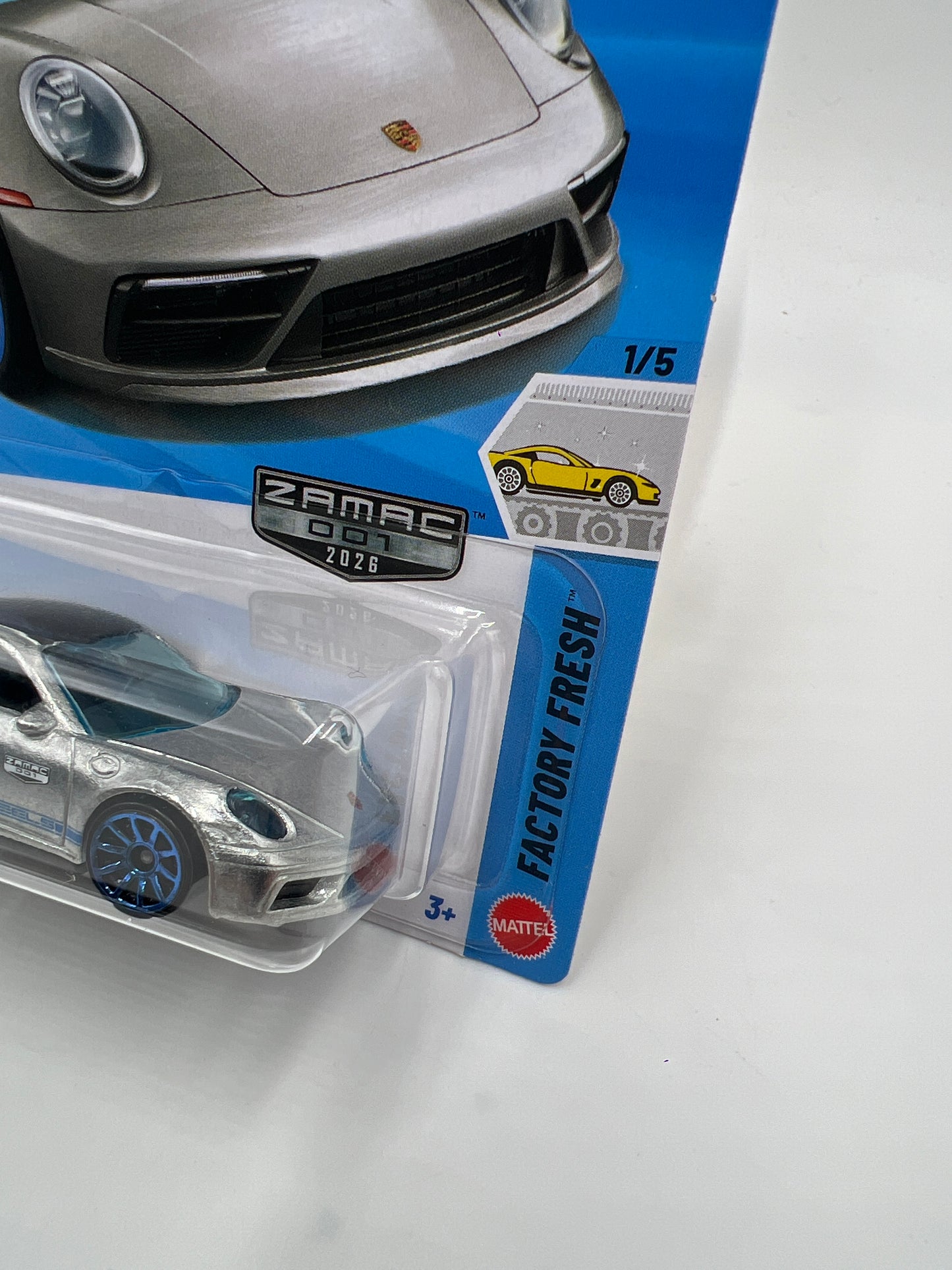 2026 Hot Wheels Walmart Exclusive Zamac 1 #15 Porsche 911 Carrera T 144E