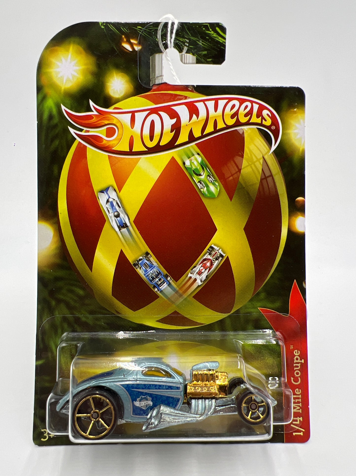 Hot Wheels Holiday Hot Rods 1/4 Mile Coupe Light Blue 154A