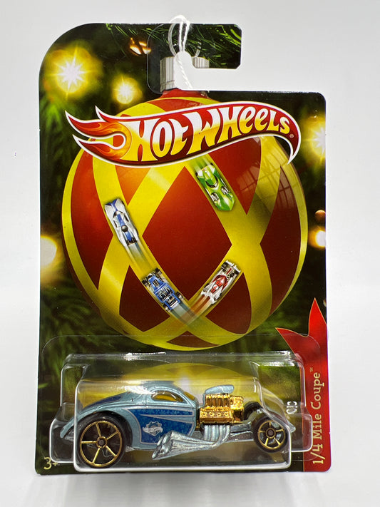 Hot Wheels Holiday Hot Rods 1/4 Mile Coupe Light Blue 154A