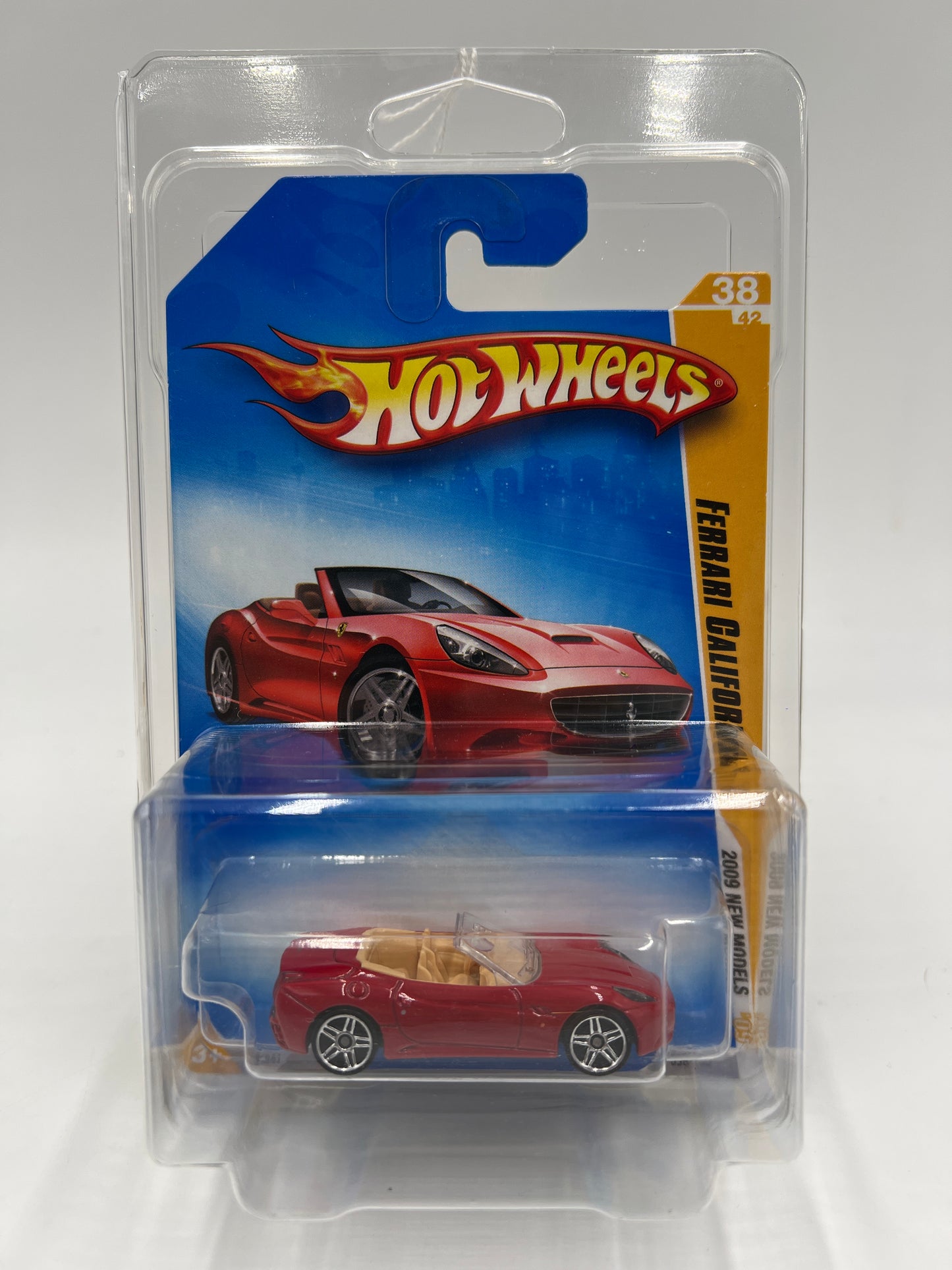 2009 Hot Wheels New Models #38 Ferrari California Red W/Protector SR