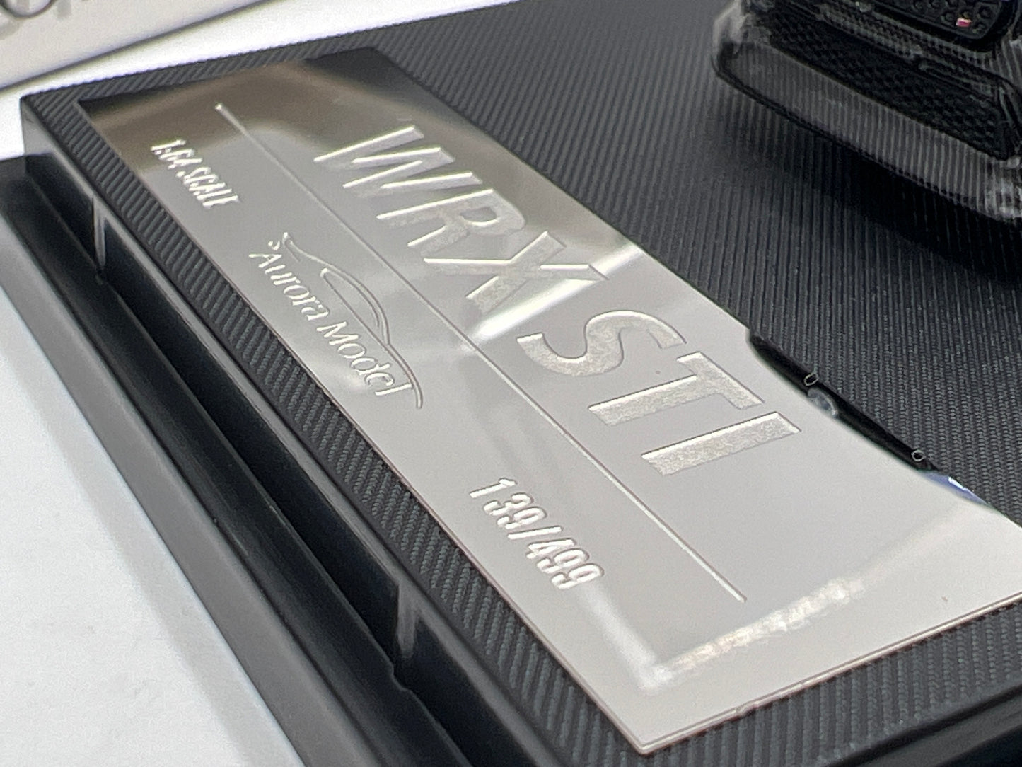 Aurora Model 1/64 #139/499 Subaru WRX STI Blue