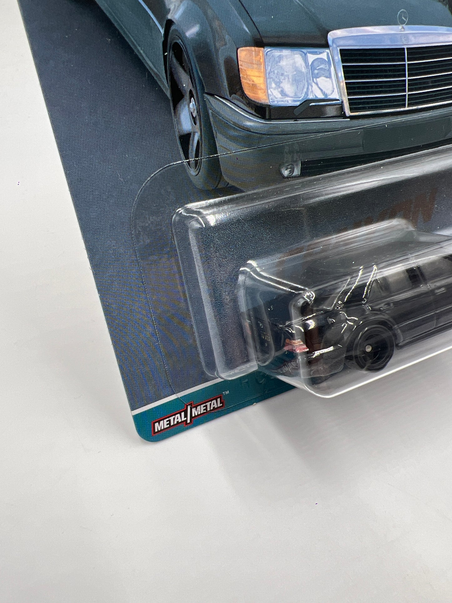 Hot Wheels Premium Car Culture Canyon Warriors CHASE #0 Mercedes-Benz 500 E Black W/Protector