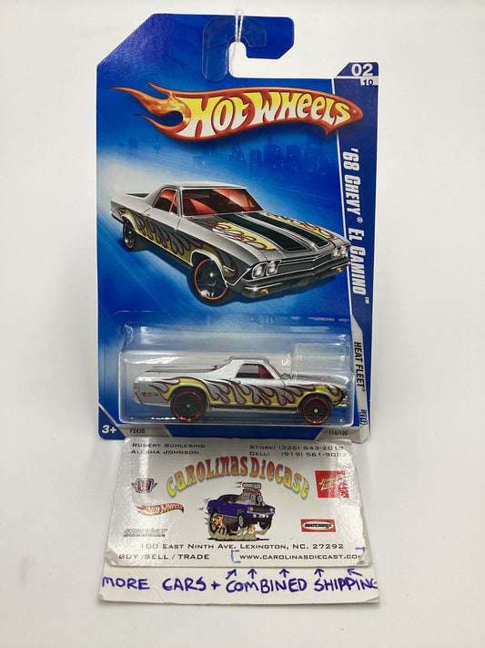 2009 Hot Wheels #118 68 El Camino Silver 12F