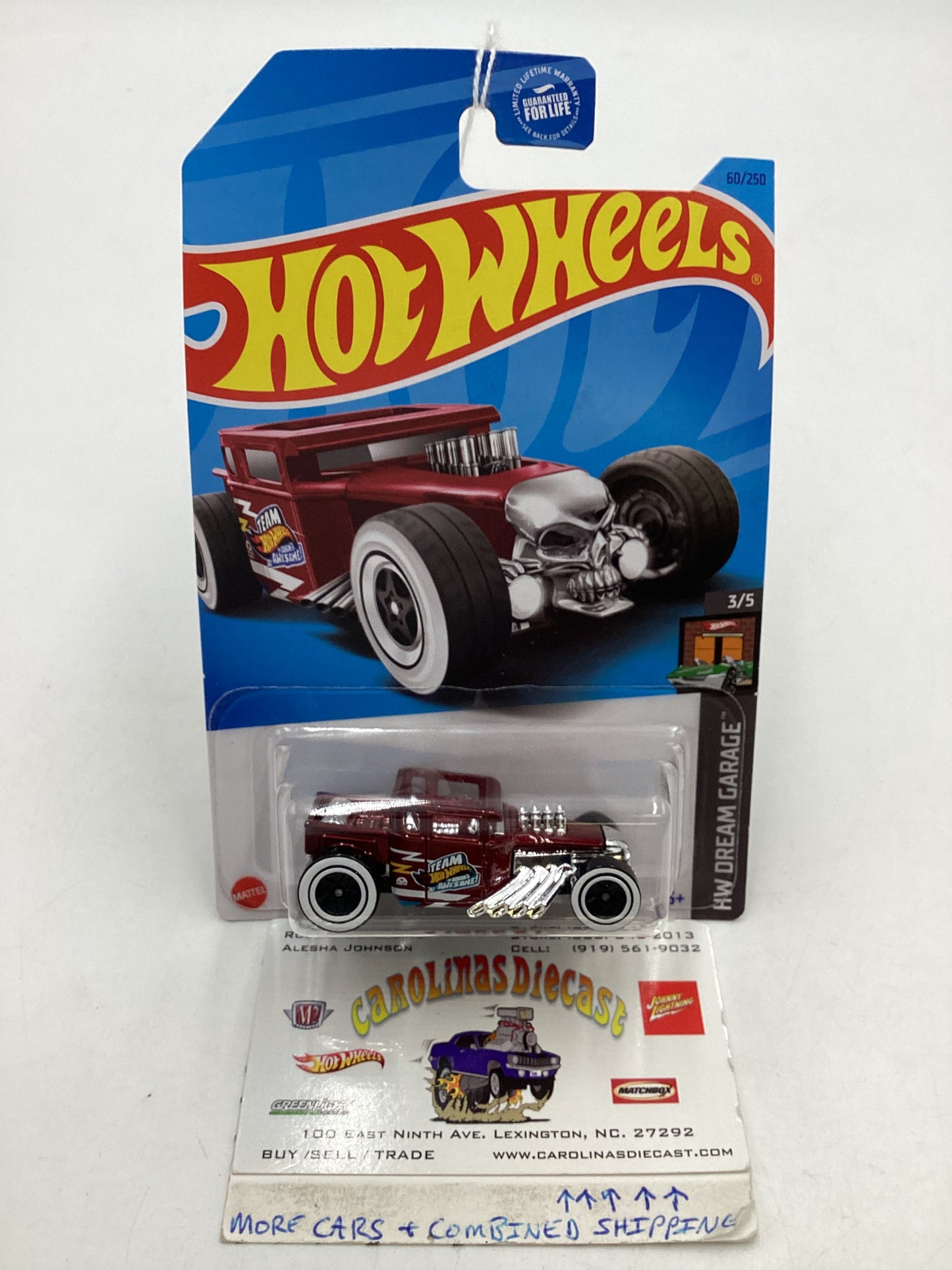 2023 Hot wheels #060 Red Bone Shaker 58E