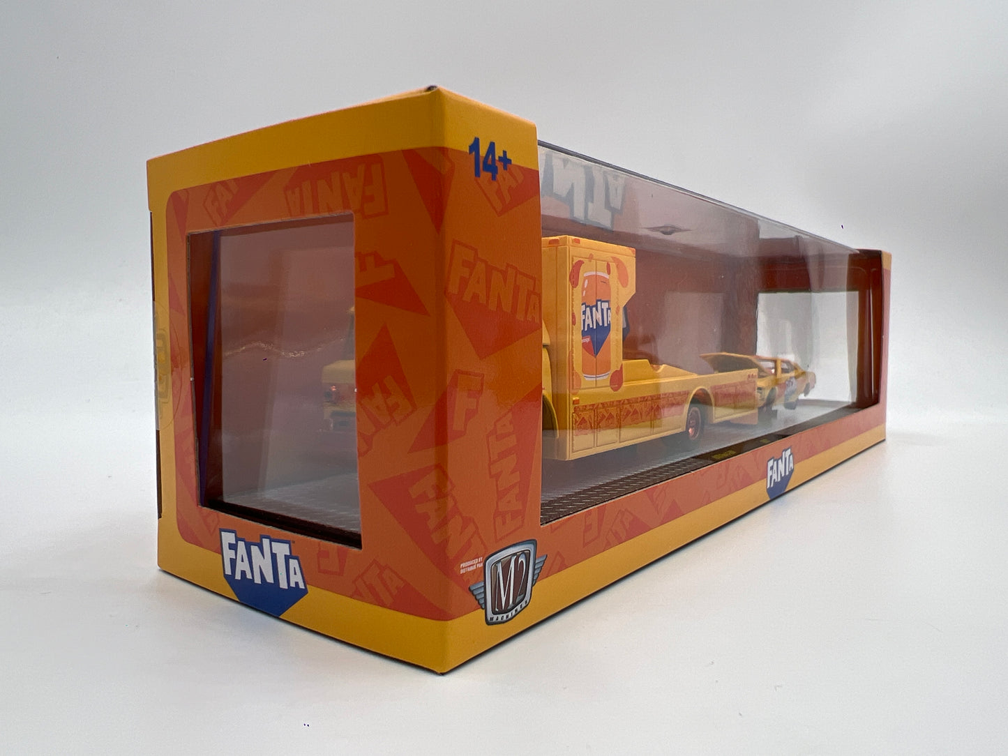 2025 M2 Machines Auto Haulers CHASE Fanta 1970 Ford C-950 & 1970 Ford Mustang Custom TW37